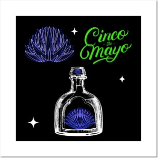 Cinco De Mayo Tequila Fiesta Posters and Art